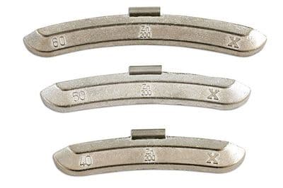 Connect 32866 Wheel Weights for Steel Wheels 20gram Box of 100