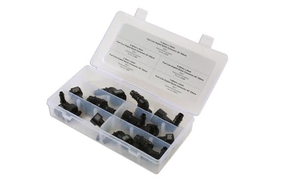 Connect 34030 15 Piece Assorted Fuel Line Angled Quick Connectors