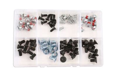 Connect 34160 80 Piece Fixing Screws for Disc and Drum Brakes M6-M8 Set