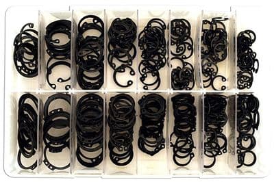 Connect 35004 Assorted Internal & External Metric Circlips Box 280
