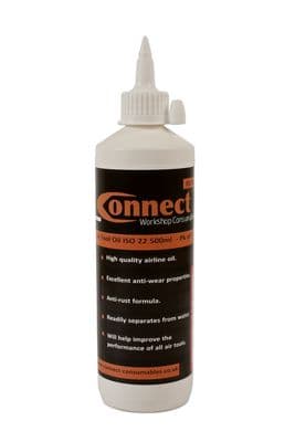 Connect 35330 Air Tool Oil ISO 22 500ml Pk of 1