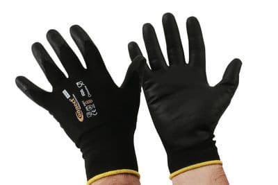 Connect 35374 Mechanics Cut Resistant Gloves - Medium 3 Pairs