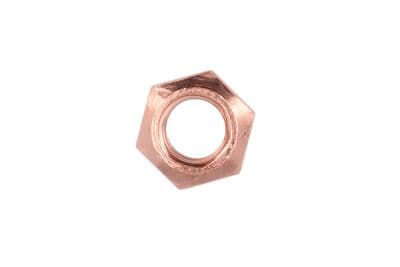 Connect 35412 Copper Flashed Nut M8 x 1.25 x 13mm Hex 10pc