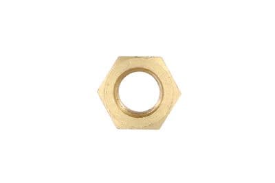 Connect 35414 Brass Nut M8 x 1.25 x 13mm Hex 10pc