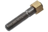 Connect 35415 Brass Nut M10 x 1.5 x 17mm Hex 10pc