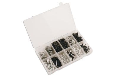 Connect 36040 Assorted Bodyshop Metal Fasteners 400 Piece