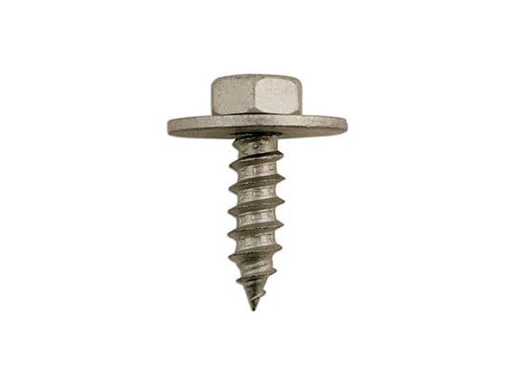 Connect 36182 Metal Trim Fastener Screw with Washer Pk 50
