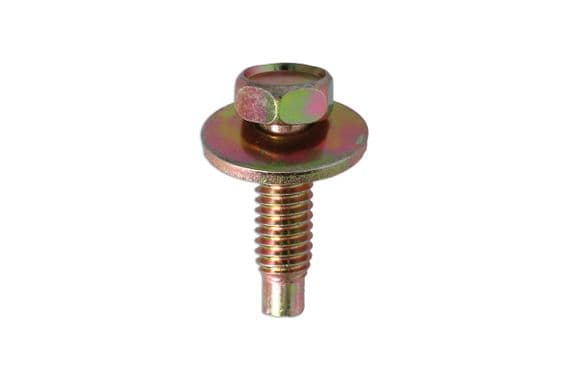 Connect 36425 Zinc Hexagon Head Body Screw With Washer - Pack 50