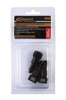 Connect 37213 Fuel Line Straight Quick Connector 7.89mm x 8mm Pk 3