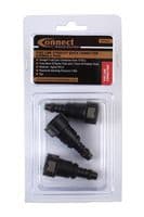 Connect 37214 Fuel Line Straight Quick Connector 9.89mm x 8mm Pk 3