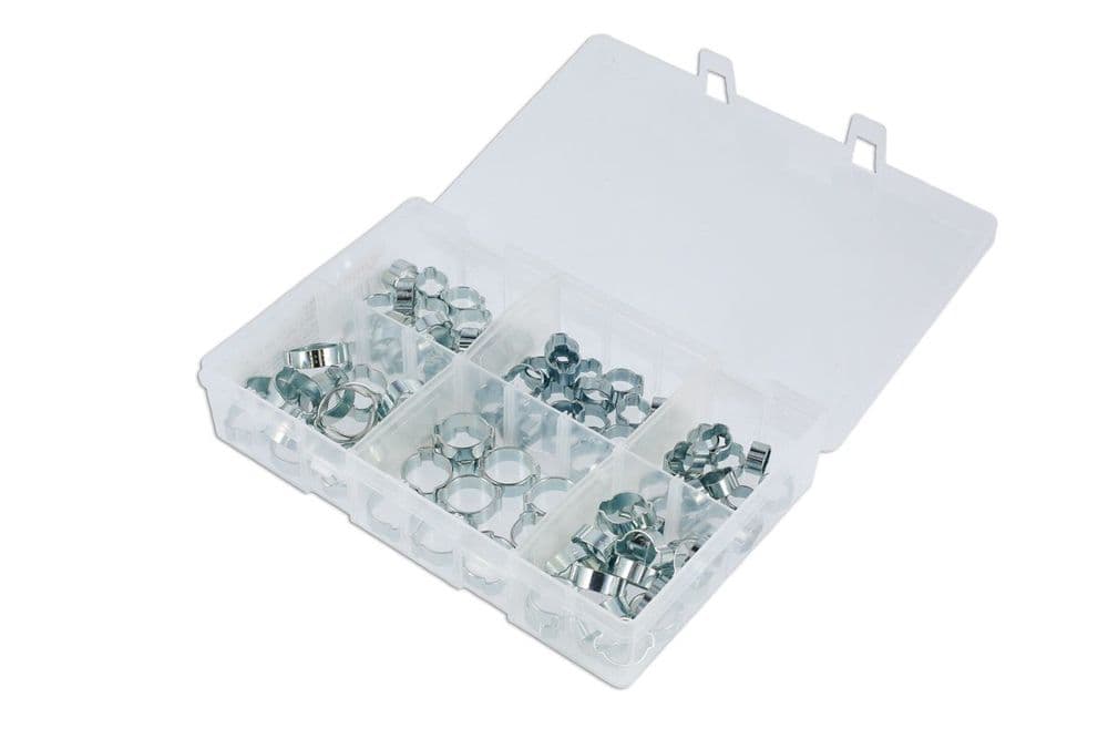 Connect 37691 Double Ear O Clip Box Set 8 to 20mm 100pc