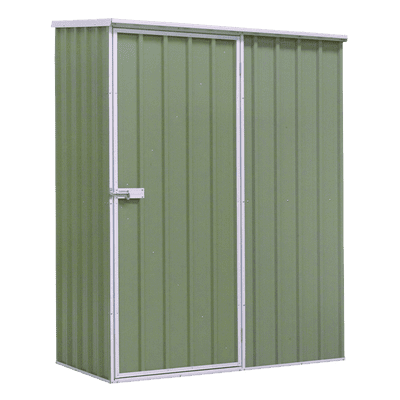 Dellonda DG113 Galvanized Steel Garden/Outdoor/Storage Shed, 1.5 x 0.8 x 1.9m - Green