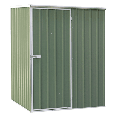 Dellonda DG114 Galvanised Steel Metal Garden/Outdoor/Storage Shed, 5FT x 5FT - Green
