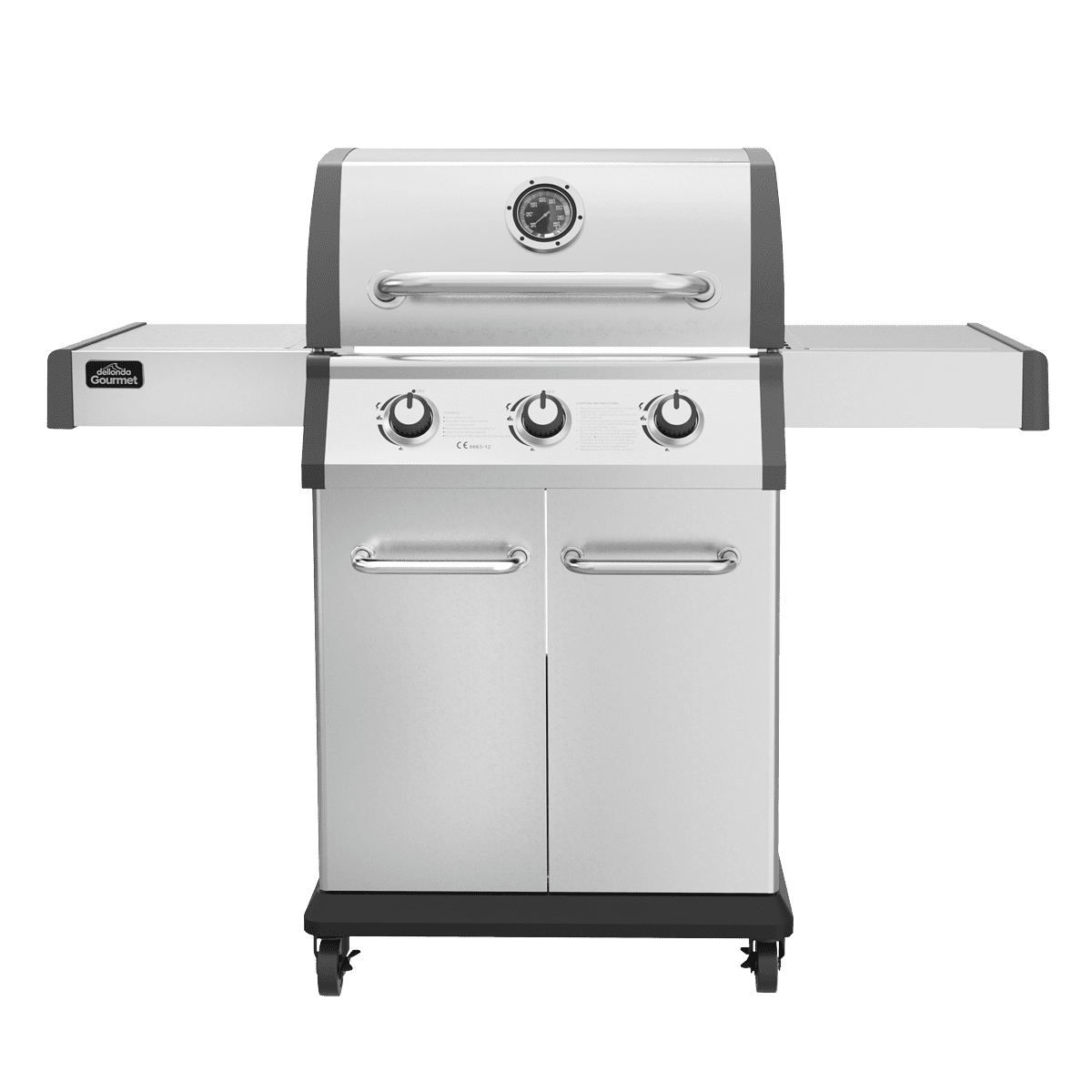 Gas clearance grill wheels