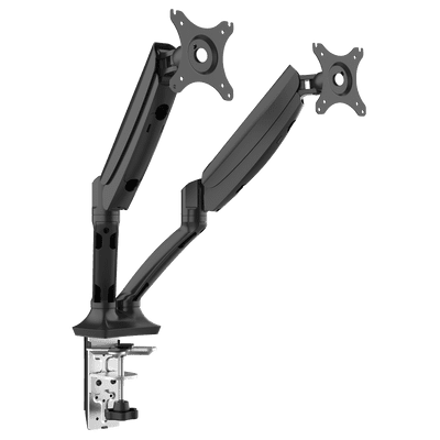 Dellonda DH25 Double Monitor Arms, 9kg Load Capacity, 10-27