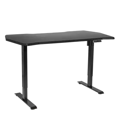 Dellonda DH43 Carbon Electric Height Adjustable Standing Desk with Memory, Quiet, 1400 x 700mm