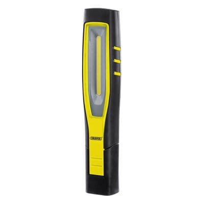 Draper DR11762 7w COB/SMD Rechargeable LED Inspection Lamp (Yellow)