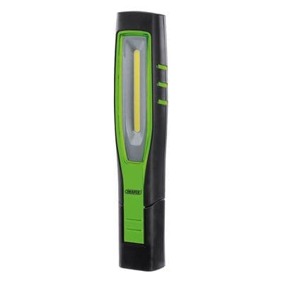 Draper DR11765 10w COB/SMD Rechargeable LED Inspection Lamp (Green)