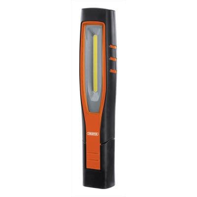 Draper DR11766 10w COB/SMD Rechargeable LED Inspection Lamp (Orange)