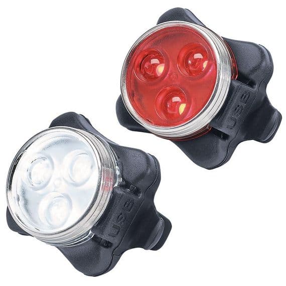 Draper DR36974 Rechargeable LED Bicycle Light Set