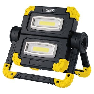 Draper DR87696 Twin 10w COB LED Rechargeable Worklight
