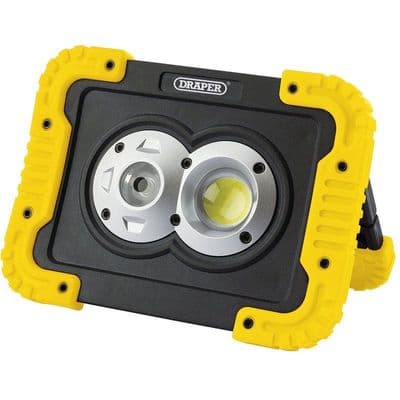 Draper DR87737 10w COB LED Rechargeable Floodlight/Worklight