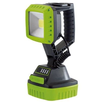 Draper DR90033 10w COB LED Rechargeable Worklight (Green)