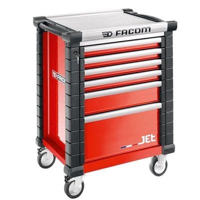 Facom JET.6M3A Roller Cabinet With 6 Drawers Red