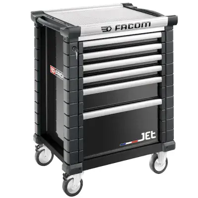 Facom JET.6NM3A Roller Cabinet With 6 Drawers Black