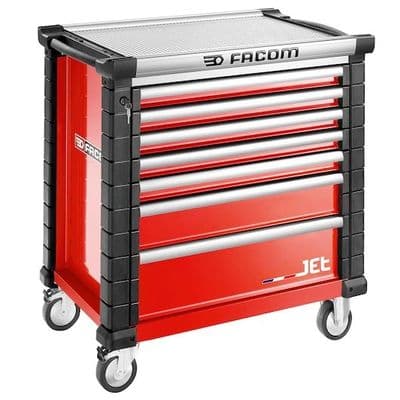 Facom JET.7M4A Roller Cabinet With 7 Drawers Red