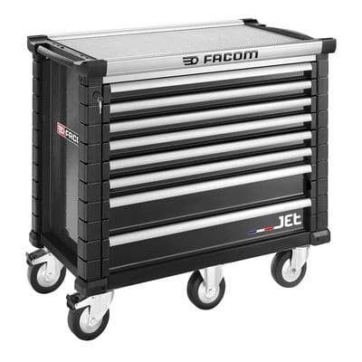 Facom JET.8NM5A Jet Roller Cabinet With 8 Drawers Black