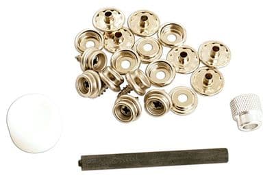 Gunson 77116 Press Stud Repair Kit - 15 piece