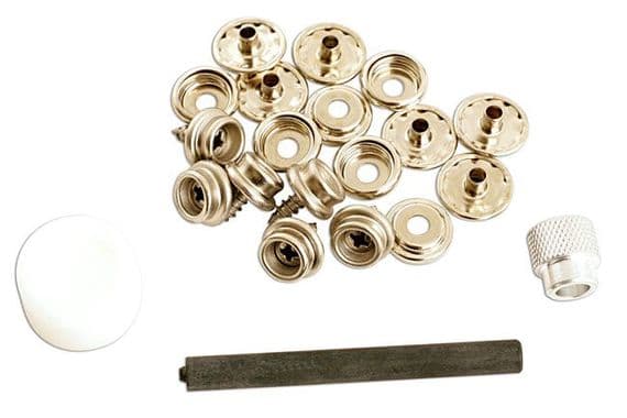 Gunson 77116 Press Stud Repair Kit - 15 piece