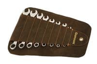 Gunson 77124 Whitworth Combination Spanner Set 8 Piece