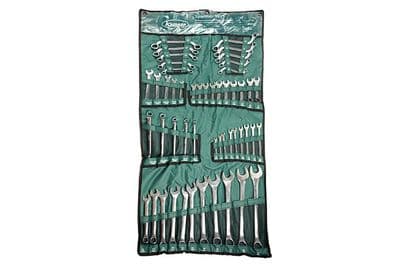 Kamasa 55943 Assorted Spanner 50 Piece Set Combo Offset Half Moon Metric
