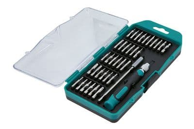 Kamasa 56050 36 Piece Precision Screwdriver Bit Set Ideal For Glasses & Electrical Devices