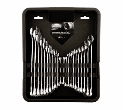 Kamasa 56051 22 Piece Combination Spanner Set AF/MM