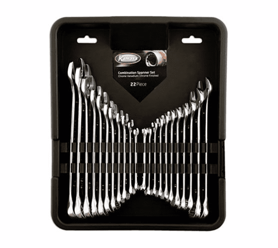Kamasa 56051 22 Piece Combination Spanner Set AF/MM