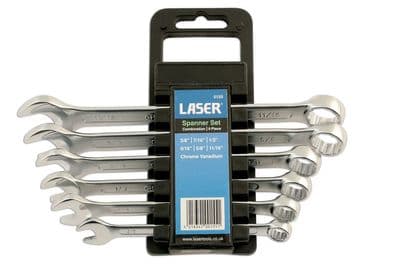 Laser 0155 6 Piece Combination Spanner Set