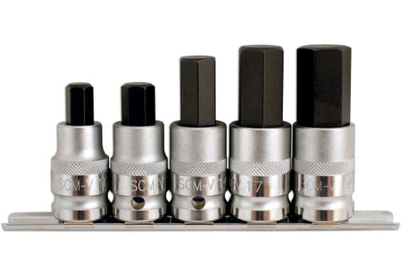 Laser 2197 5 Piece Hex Bit Set