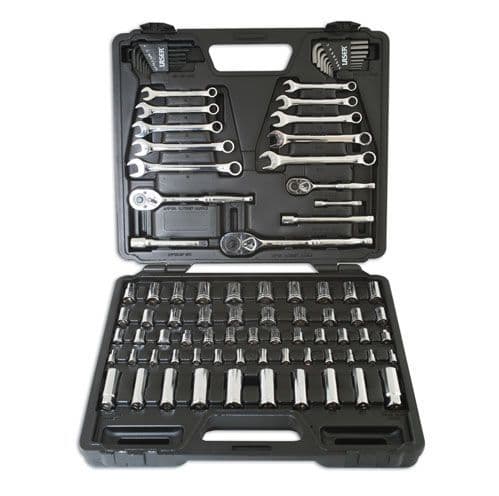Laser 3500 89 Piece AF/Metric Socket and Wrench Set