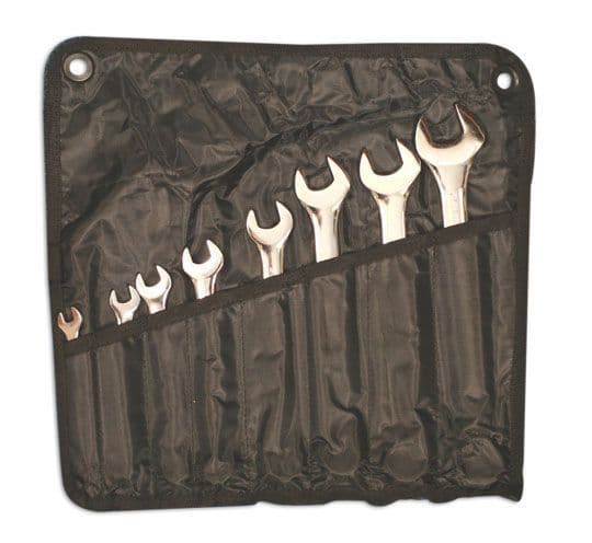 6-Piece British Standard Whitworth (BSW) Open-End Spanner Wrench Set - Dowidat Germany