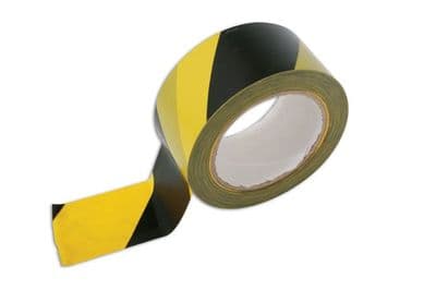 Laser 4725 Hazard Warning Tape 33m x 50mm