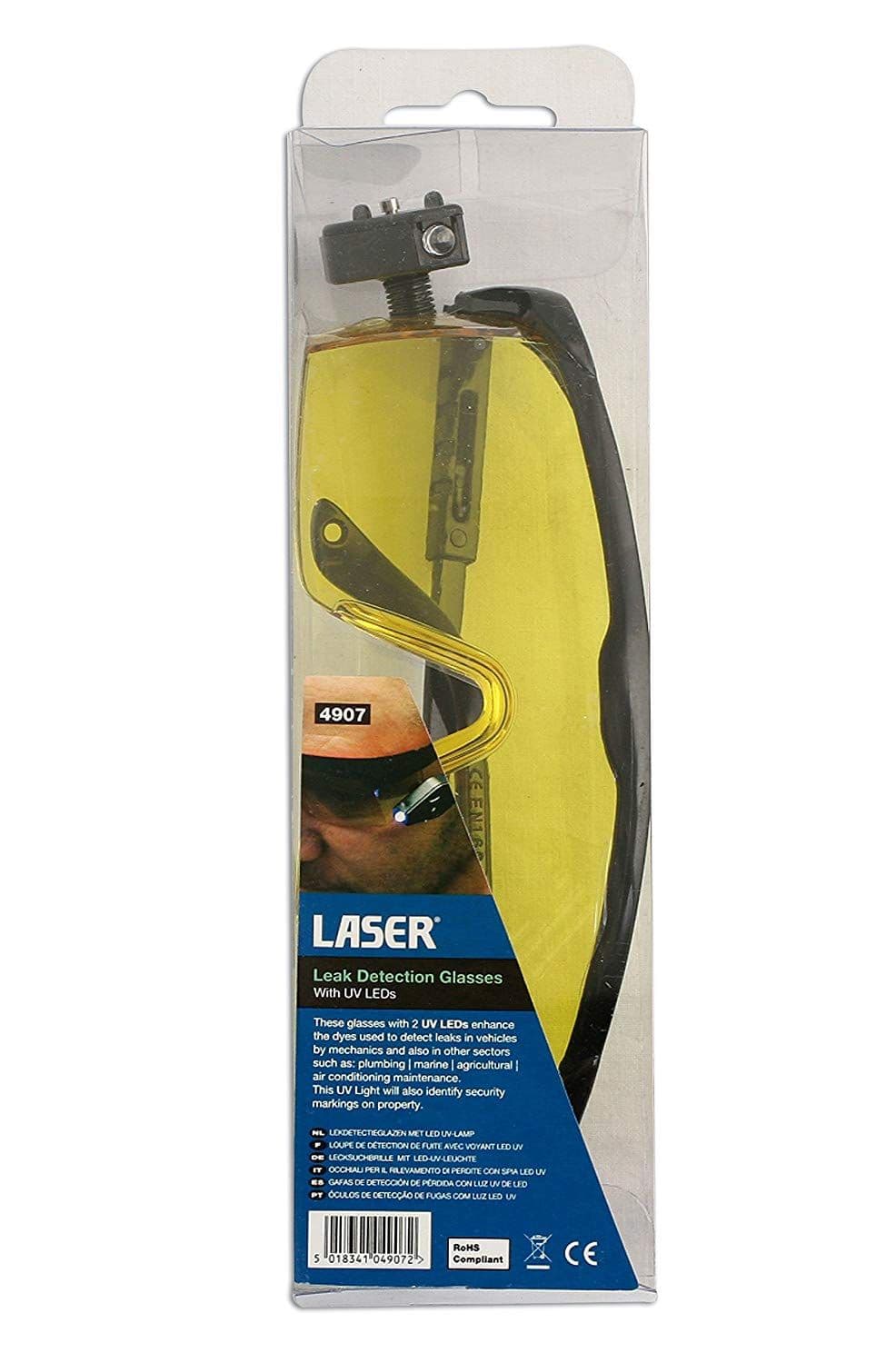 Laser 4907 Leak Detection Glasses With LED UV Lights