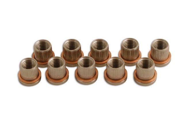 Laser 5038 10 Piece Threaded Inserts