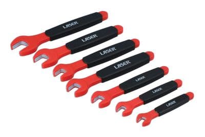 Laser 6048 7 Piece Insulated Open Ended Spanner Set