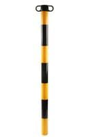 Laser 61607 Chain Support Post with Cap (Black/Yellow)