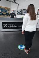 Laser 61701 Laser Tools Floor Sticker 2m Distancing 6pc x 2