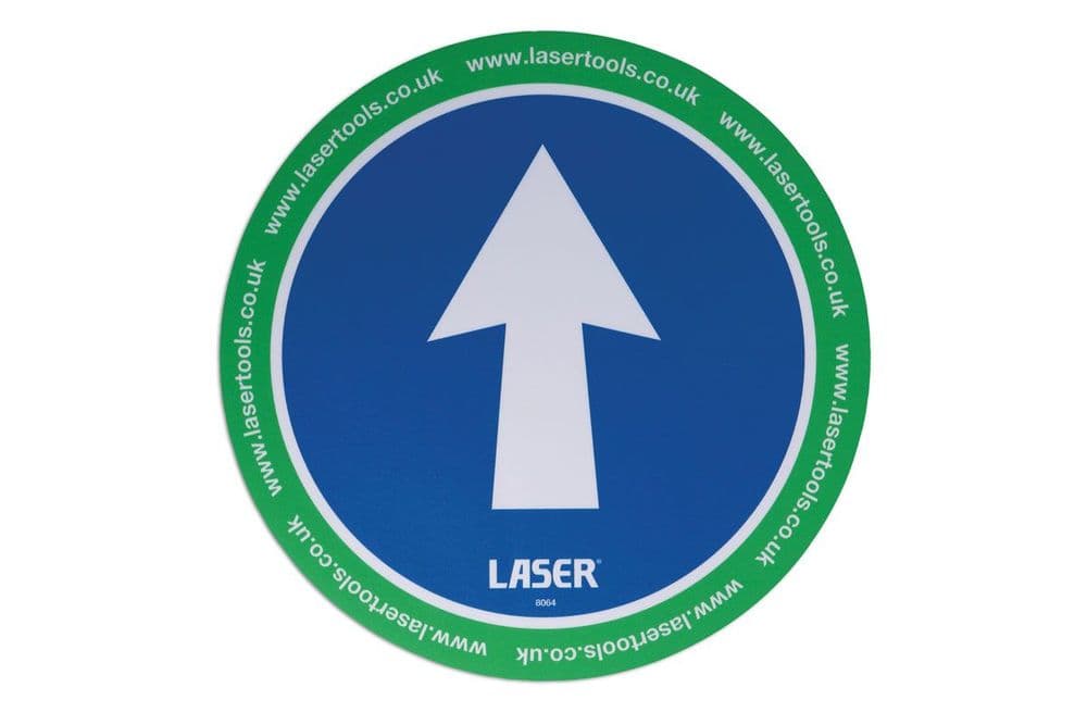 Laser 61703 Laser Tools Floor Sticker Arrow Direction 6pc x 2