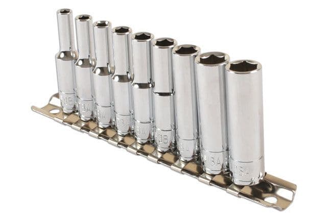 Ba Socket Set Laser 6196 9 Piece 1/4